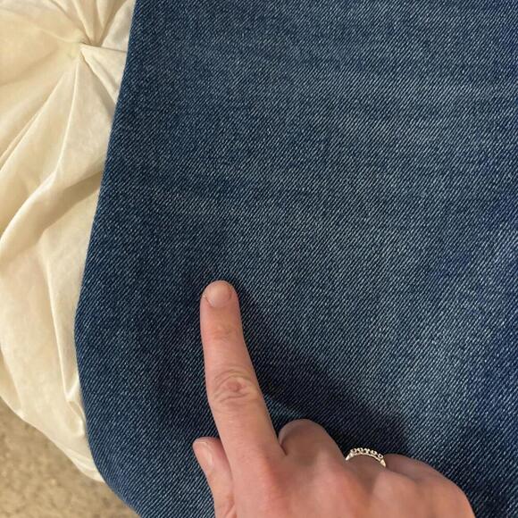 CLOSED ITALY Mens Unity Slim Jeans Blue Denim Distressed 32 Premium $280‎ Casual - Picture 8 of 14